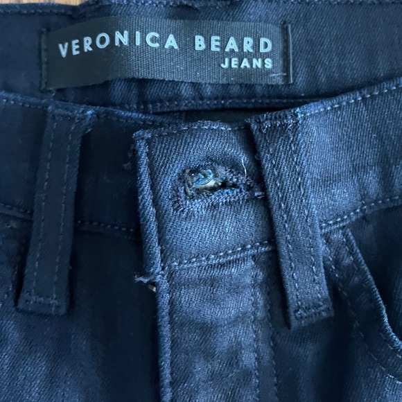 Veronica Beard Kate skinny high rise with tuxedo stripe - Picture 5 of 9